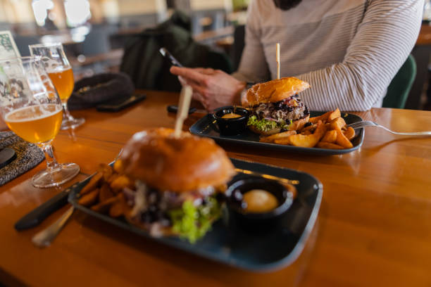 istock Delicious Burgers Served in a Pub 1478485139