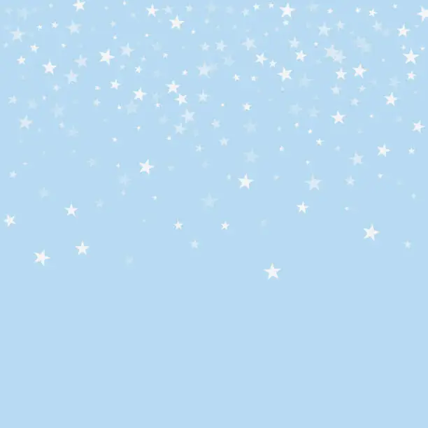 Vector illustration of Magic falling snow christmas background. Subtle