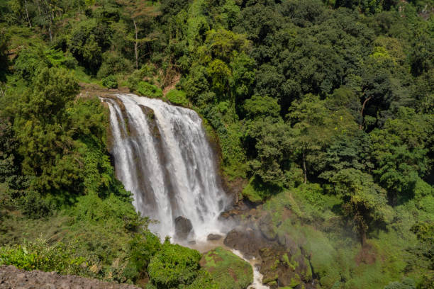 istock Landscape photo of great water fall on the travel destination Semarang Central Java 1478524036
