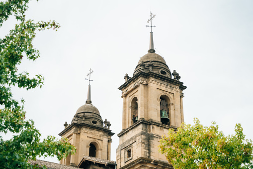 ESTELLA , Navarre, Spain - may 2022 San Juan Church. High quality photo