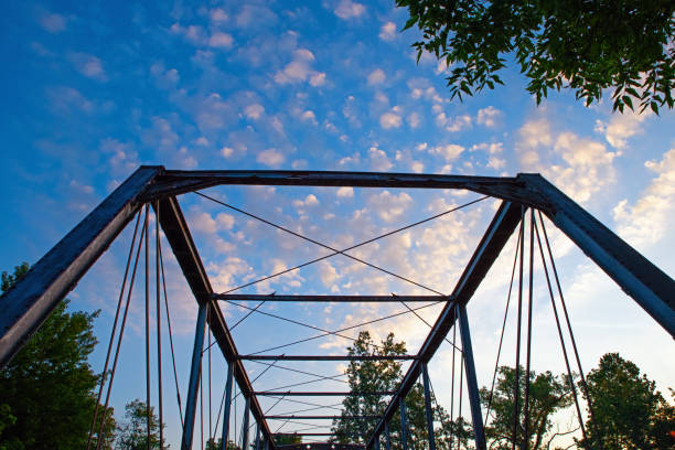 puente-buttler puente-construido en 1903-condado de miami indiana - buttler fotografías e imágenes de stock