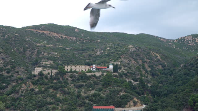 New Fivaida russian skete on mount Athos, Greece