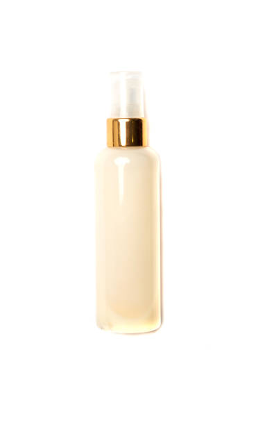 istock Cosmetic bottle isolated on white, top view 1478534619