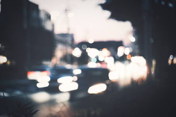 istock Car driving and night cityscape blur 1478544703