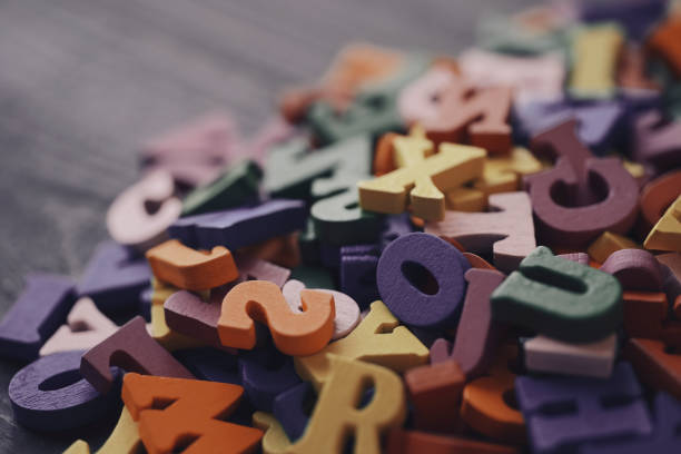 istock Colorful wooden alphabet and background material 1478545631
