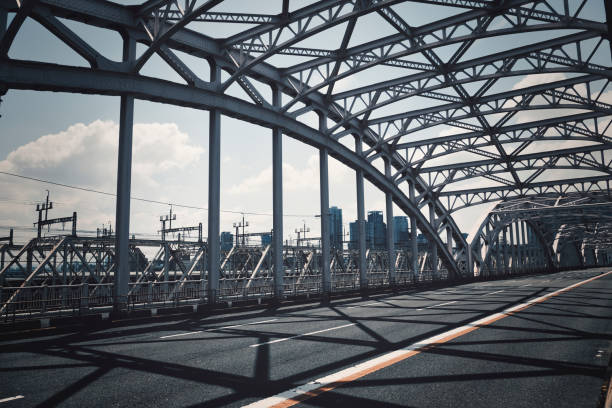 istock Steel bridge and Osaka cityscape 1478547336