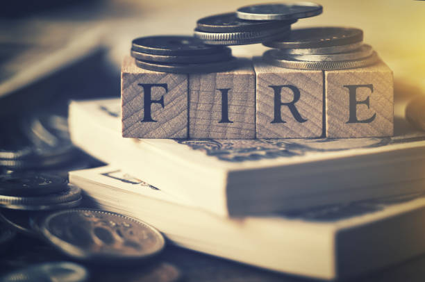 Money on fire, red hot business