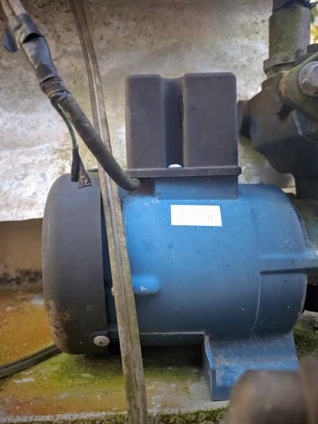 istock an old, rusty water machine, a water machine is used to make it easier for residents not to collect water directly from the well 1478551112