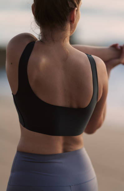 istock Unrecognizable woman stretching back and arms 1478559314