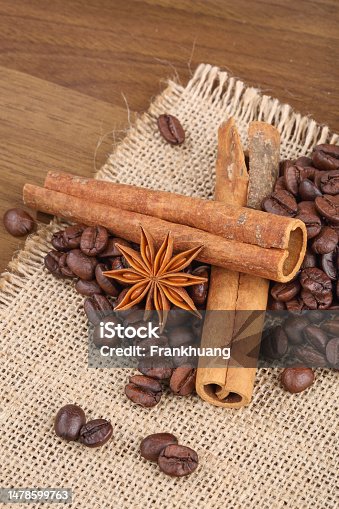 istock Coffee beans and seasonings 1478599763