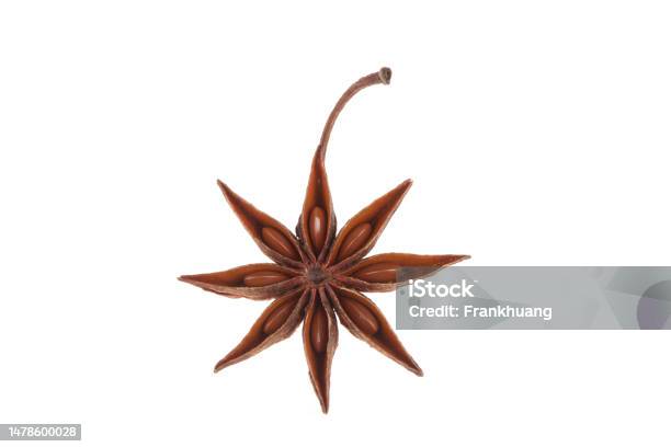 Anise On White Background Stock Photo - Download Image Now - Anise, China - East Asia, Cinnamon