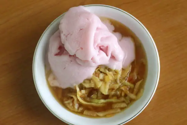 Photo of a Rujak or spicy fruit salad