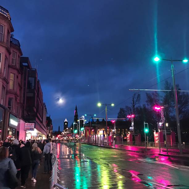 istock Happy Hogmanay, a Rainbow Display - Edinburgh 1478609121