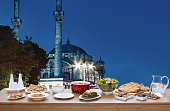 Ramadan dinner table