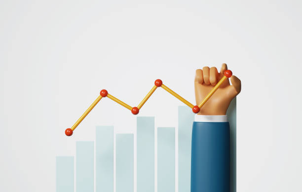 istock Businessman hand changing graph direction. Planning a new business strategy going in a better direction or growing up. 1478614373
