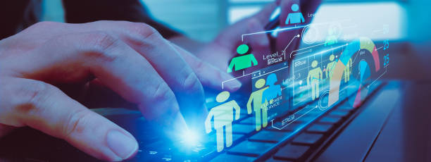 istock Human resources recruitment employment headhunting concept,with officer using smart tablet computer,via futuristic visual interface program technology choose employee,manage and strategy in corporate 1478616064