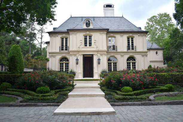 Bainbridge Island, Washington - August 13th 2015, Its the residential mansion at Bloedel Reserve, Bainbridge Island Washington.