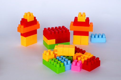 Building blocks are suitable for enhancing the development of children.\n: photo from Thailand