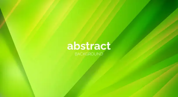 Vector illustration of Vector illustration of abstract blurred iridescent green nature prism light backdrop