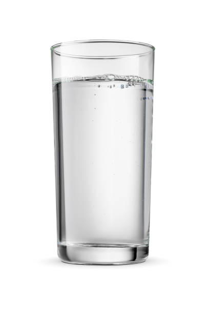 istock Glass of clean spring water isolated on white. 1478651663