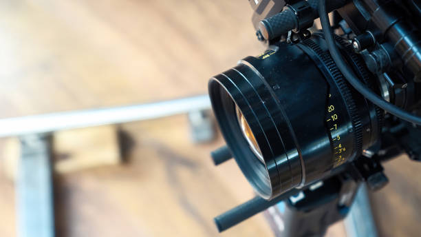 istock Camera lens on a movie set 1478658096