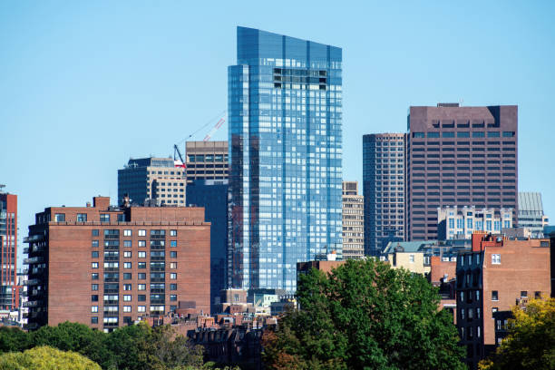 istock Modern skyscraper with glass facade in Boston, USA 1478660563