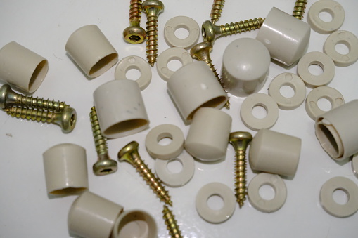 Brass fittings are commonly used in water and gas fixtures