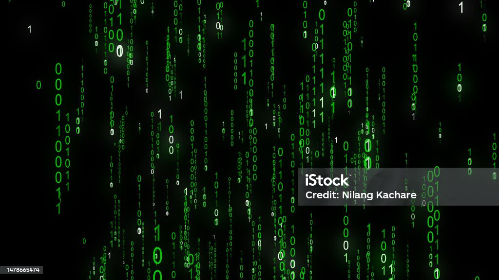 Vast And Intricate Network Of Digital Binary Code Stock Illustration ...