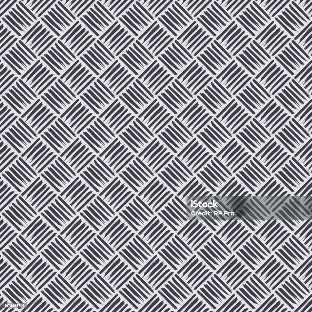 Diamond Steel Pattern Drawing Floor Pattern Diamond Plate Metal Steel Background Seamless Texture ...