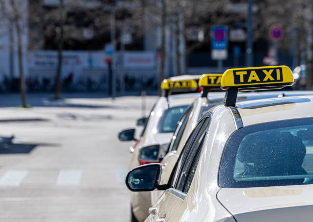 istock Taxi On City Road 1478671426
