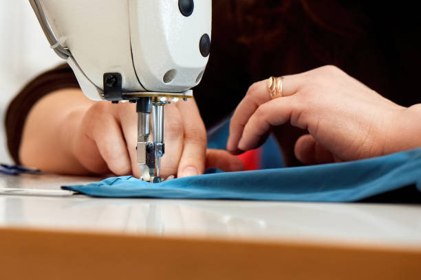 istock Woman working on a sewing machine 1478675305