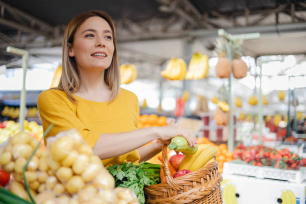 istock Market Stall Grocery Shopping 1478678118