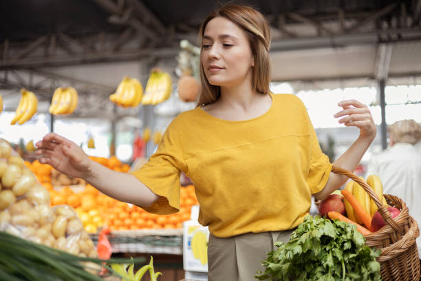 istock Market Stall Grocery Shopping 1478678176