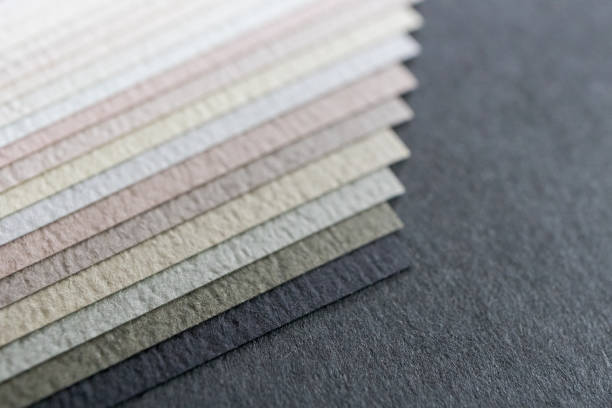 High-quality colored paper gradation with chic hues