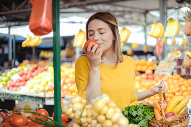 istock Market Stall Vegetables Shopping 1478679410