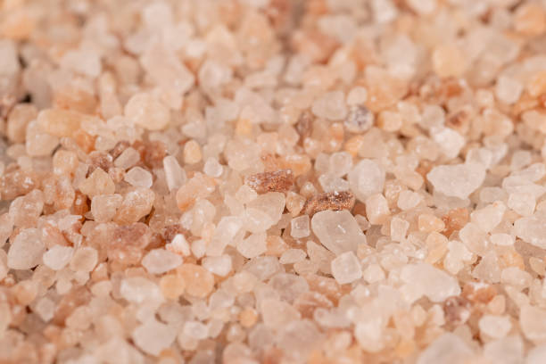 istock Pink natural salt on the table, close up 1478681682