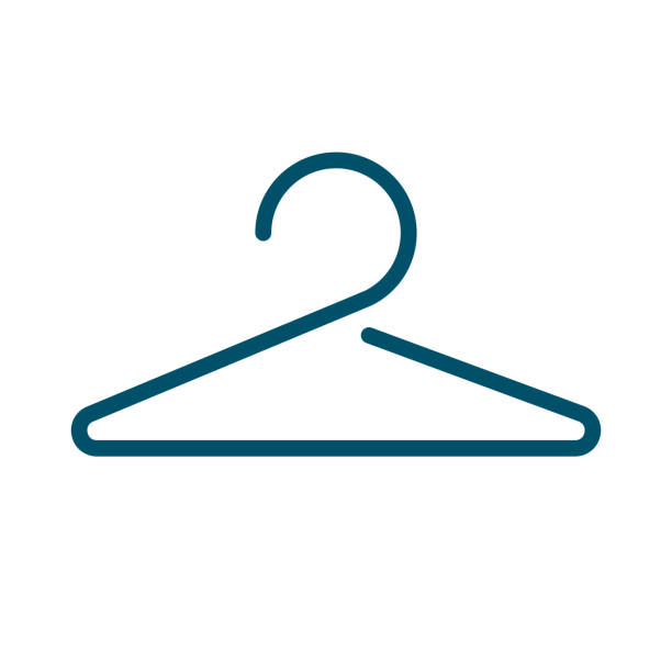 Hanger icon. Clothing store. Vector. Hanger icon. Clothing store. Editable vector. fashion designer logos images stock illustrations