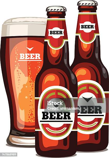 De La Bière Vecteurs libres de droits et plus d'images vectorielles de Alcool - Alcool, Bar, Bière
