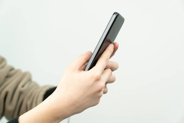 istock Smartphone mockup. New frameless smartphone mockup. Isolated on white background. 1478693142