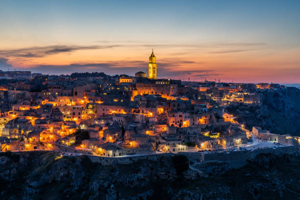 istock Scenic sunset over Sassi ancient district of Matera, Basilicata 1478698599