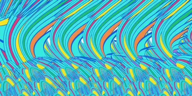 Vector illustration of Colorful pattern background