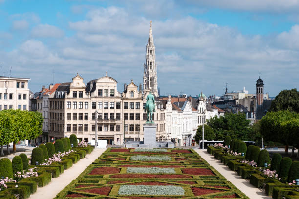 istock The Mont des Arts at sunset 1478702220