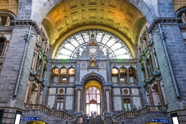 istock Famous Antwerp Central station interior with unique design 1478703018