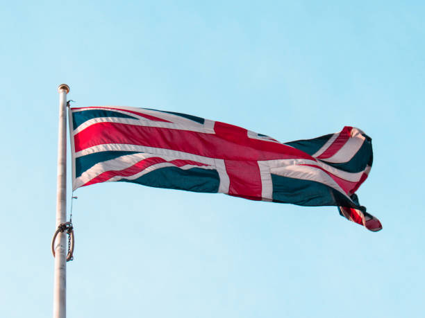 istock The Enghlish flag during a very sunny day 1478709392