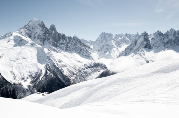 istock Chamonix winter mountain peaks from the ski slopes 1478713202