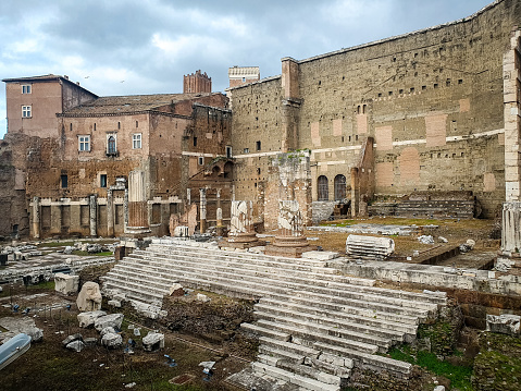 Ancient Roman Forum in Rome, Italy