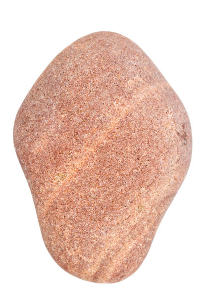 istock Top view of single pink pebble 1478714981