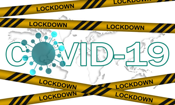 istock 3D rendering illustration of warning coronavirus lockdown yellow and black stripes tape 1478718676