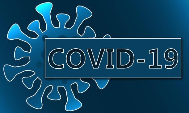 istock 3D rendering illustration of Coronavirus Covid 19 with a blue background 1478718695