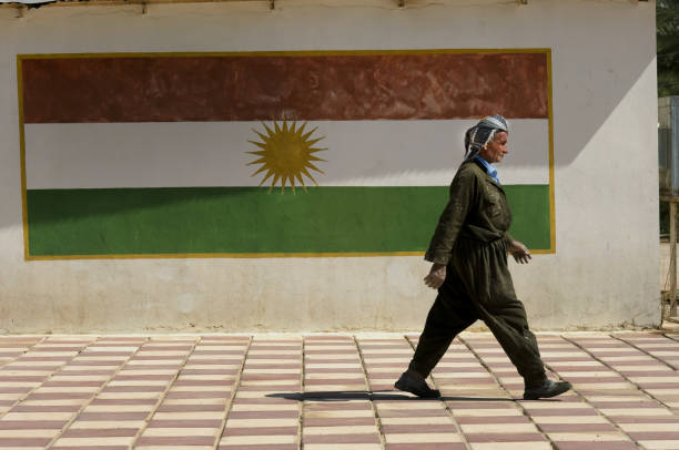 erbil capital de la región kurda de irak - kurdistán iraquí fotografías e imágenes de stock